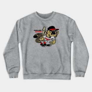 Defunct Portland Beavers Minor League Baseball 1989 Crewneck Sweatshirt